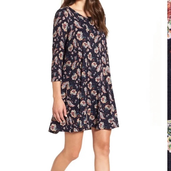 NWOT Lush Paisley Dress - Picture 2 of 6